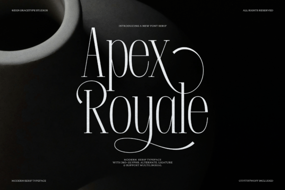 Apex Royale Font for Crafters and Handmade Businesses