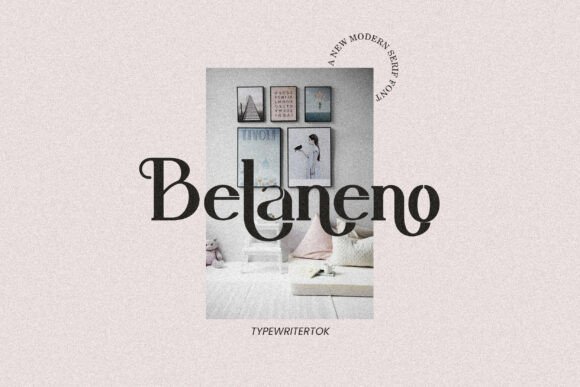 Belaneno: A Modern Serif Font for Sophisticated Digital Brands