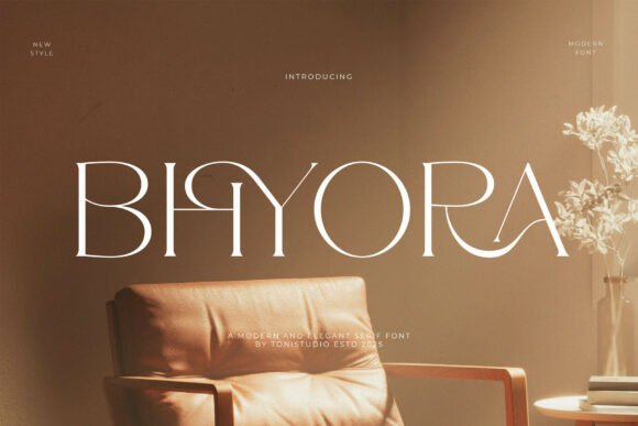Bhyora: A Modern Serif Font for Crafters and Product Creators