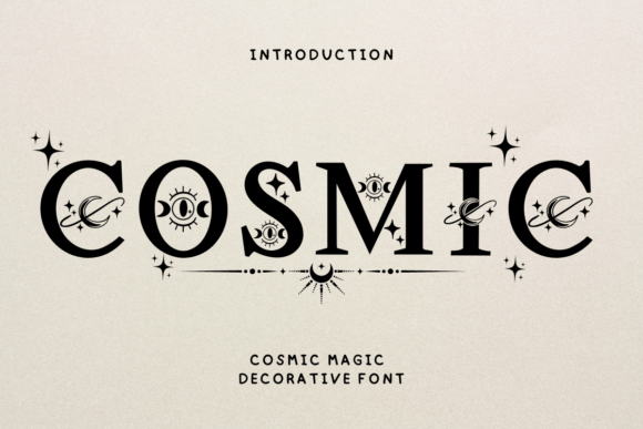 Cosmic Magic: A Font for Creative Editorial Design