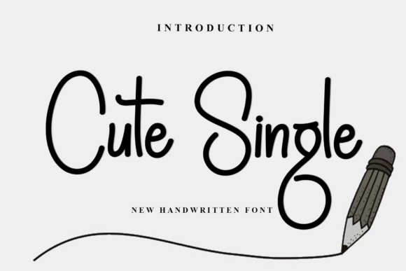 Cute Single: A Playful Font for Branding Projects
