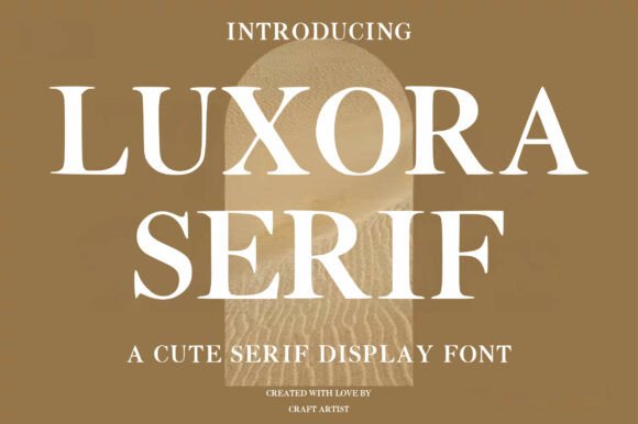 Elevating Editorial Design with Luxora Serif Font