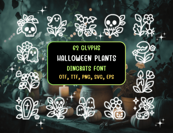 Enhancing Editorial Design with the Halloween Plants Font