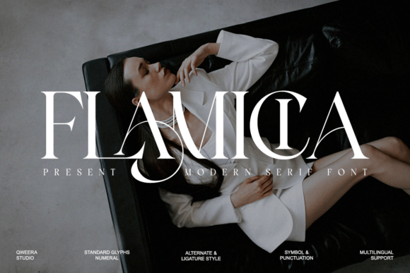 Flamicia: A Serif Typeface for Editorial Elegance