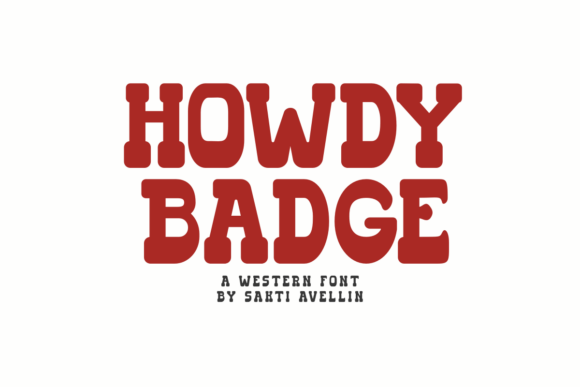 Howdy Badge Font for Impactful Campaign Design