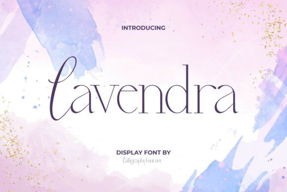 Lavendra: The Elegant Feminine Display Font for Modern Campaigns