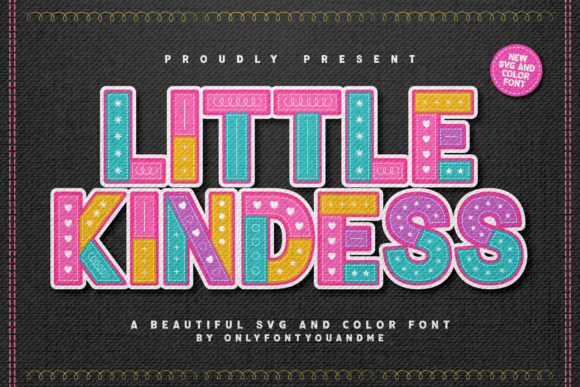 Little Kindess: A Colorful Font for Friendly Brands
