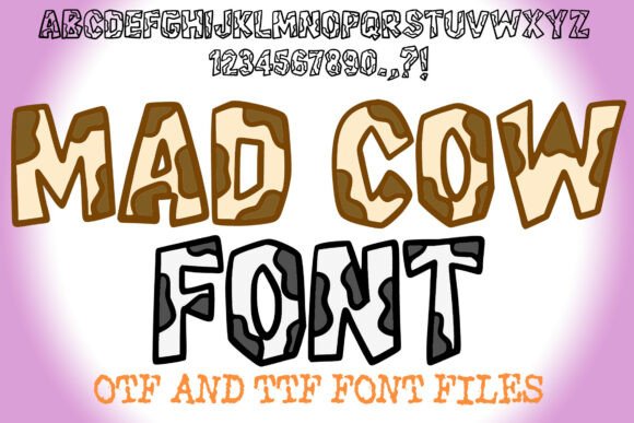 Mad Cow Font: A Brand Identity Boost for Creative Businesses