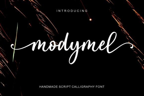 Modymel: A Beautiful Handwritten Script Font for Creative Projects