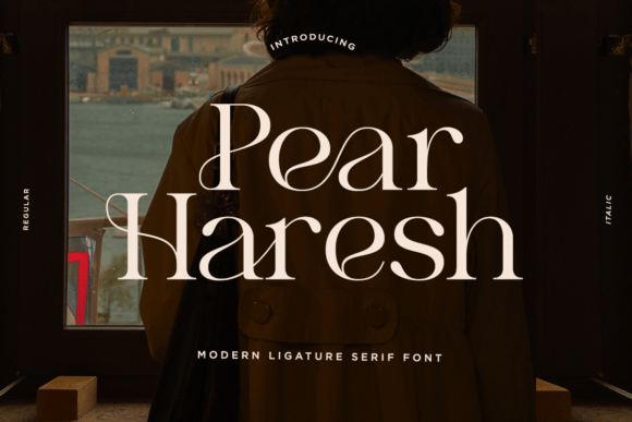 Pear Haresh: A Modern Serif Font for Digital Luxury