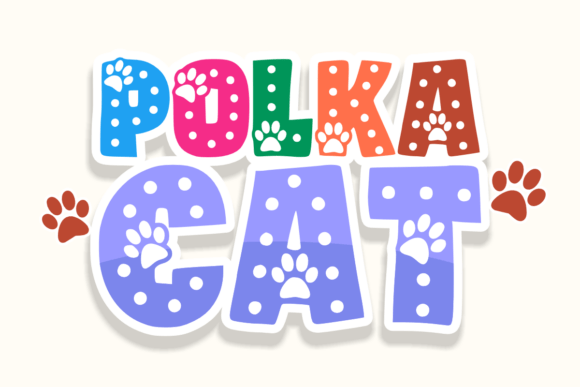 Polka Cat Font Review: A Whimsical Display Typeface for Editorial Design