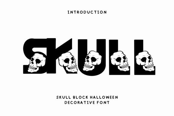 Skull Block Halloween: A Font for Elevating Your Brand
