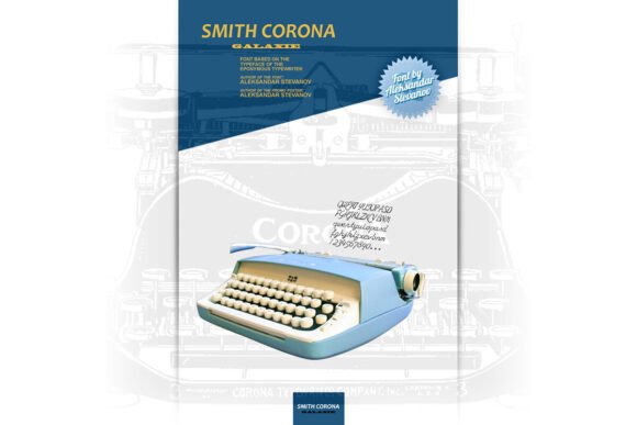 Smith Corona Galaxie Font: A Vintage Typewriter Treasure for Makers