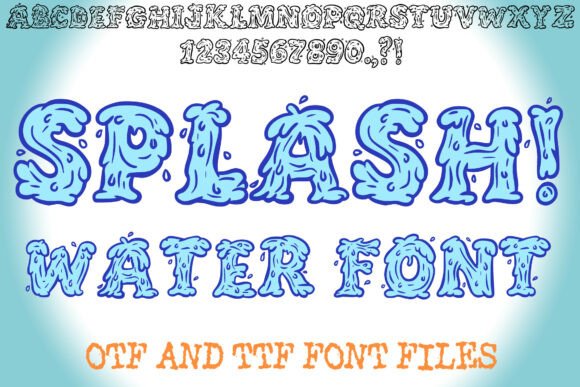 Splash Water Font: Adding Fluid Character to Your Business Brand