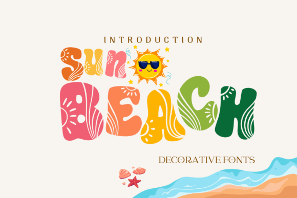 Sun Beach: A Decorative Font for Editorial Expression