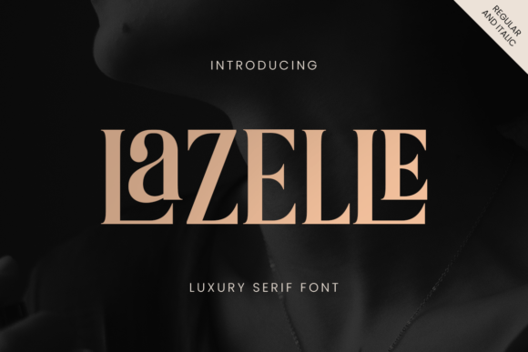 The Lazelle Font for Modern Marketing Visuals