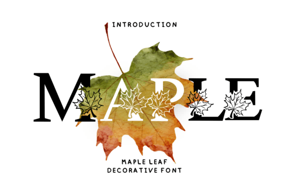 The Maple Leaf Font for Editorial Design and Publishing