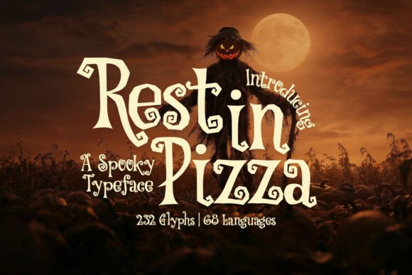 The Rest in Pizza Typeface for Editorial Design